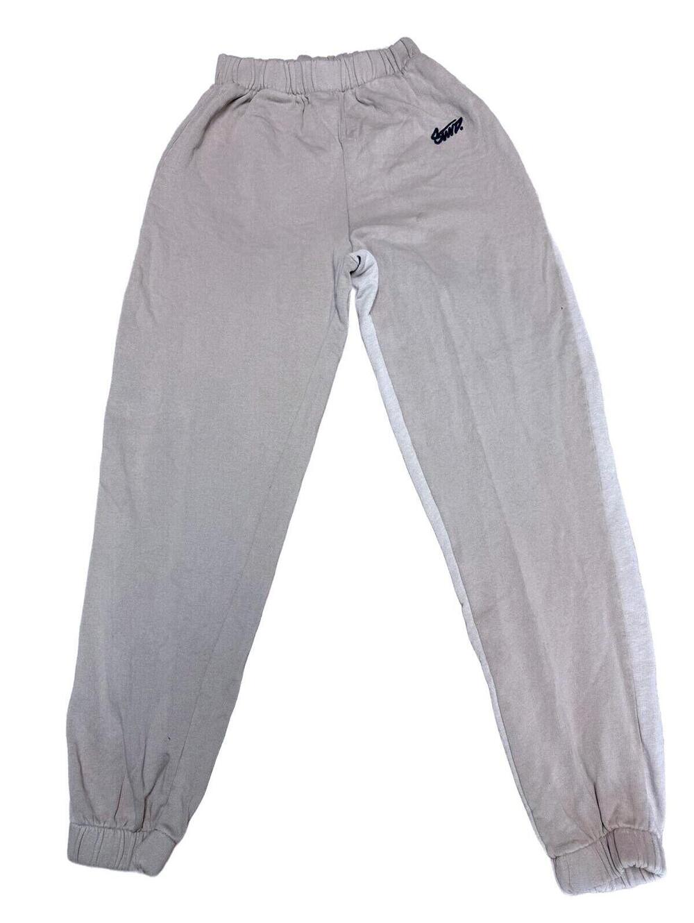 Pull & Bear STWD Grey Sweatpants Joggers Mens Size M Streetwear Y2K Baggy Lounge